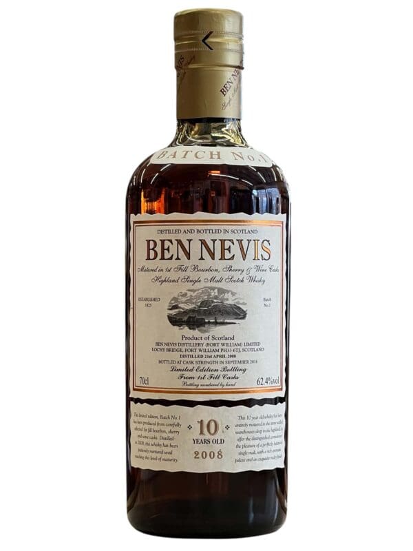 BEN NEVIS DISTILLERY 10yo Batch No. 1