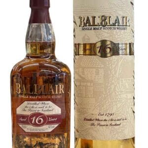 BALBLAIR DISTILLERY 16yo