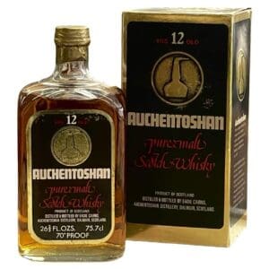 AUCHENTOSHAN DISTILLERY 12yo 1980s 70deg Proof 26 2/3 FL. OZS. 75.7cl