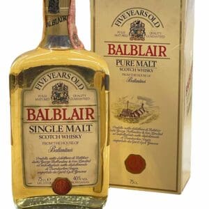 BALBLAIR DISTILLERY 5yo 1980's