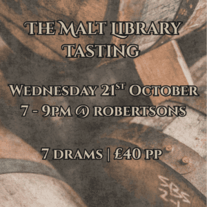 THE MALT LIBRARY 7 Dram Tasting Tickets