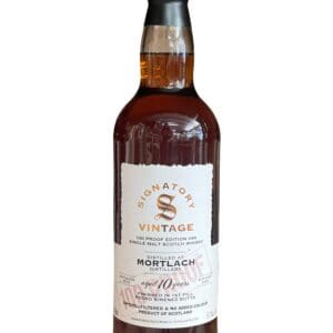MORTLACH DISTILLERY 10yo 100 Proof Signatory Vintage